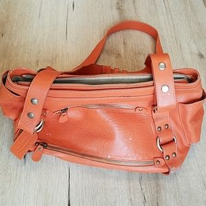 Baby kaed leather diaper bag